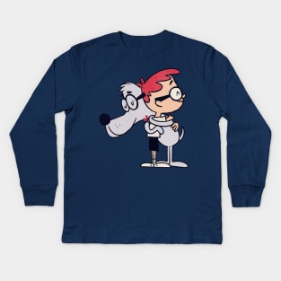 Mr Peabody and Sherman Kids Long Sleeve T-Shirt